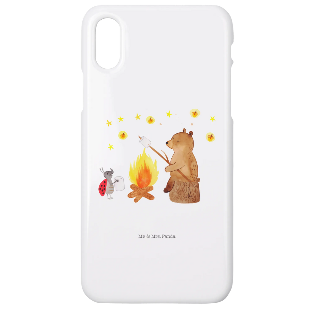 Phone case Bear & Ladybird campfire Iphone X, mobile phone, mobile cover, Iphone 10, cover, mobile phone case, case, bear, teddy, teddy bear, cuddly toy, Campfire
