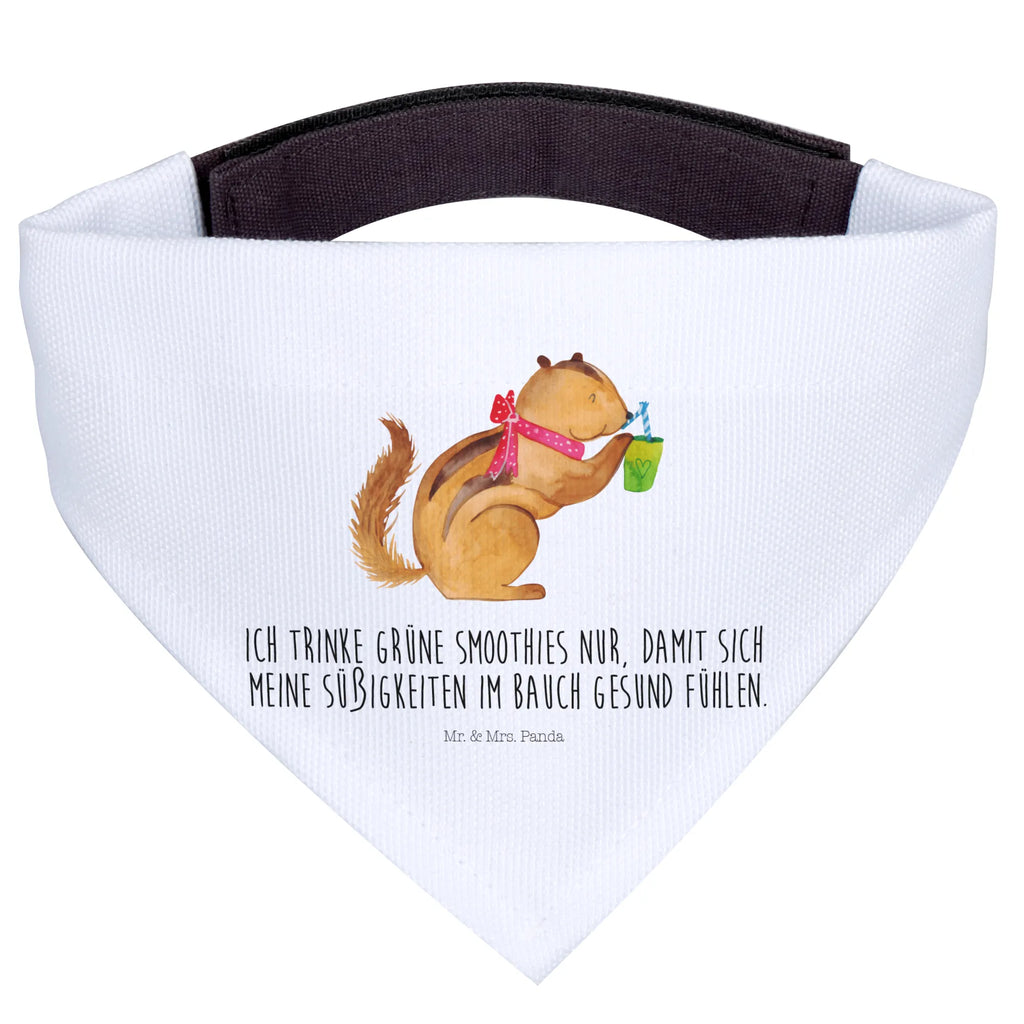 Chusta na szyję dla psa L wiewiórka Smoothie mittel, Hundehalstuch, Halstuch, Hunde, mittelgroße Hunde, Tuch, Tiermotive, Gute Laune, lustige Sprüche, Tiere, Eichhörnchen, Green Smoothies, Diät, Abnehmen, Streifenhörnchen