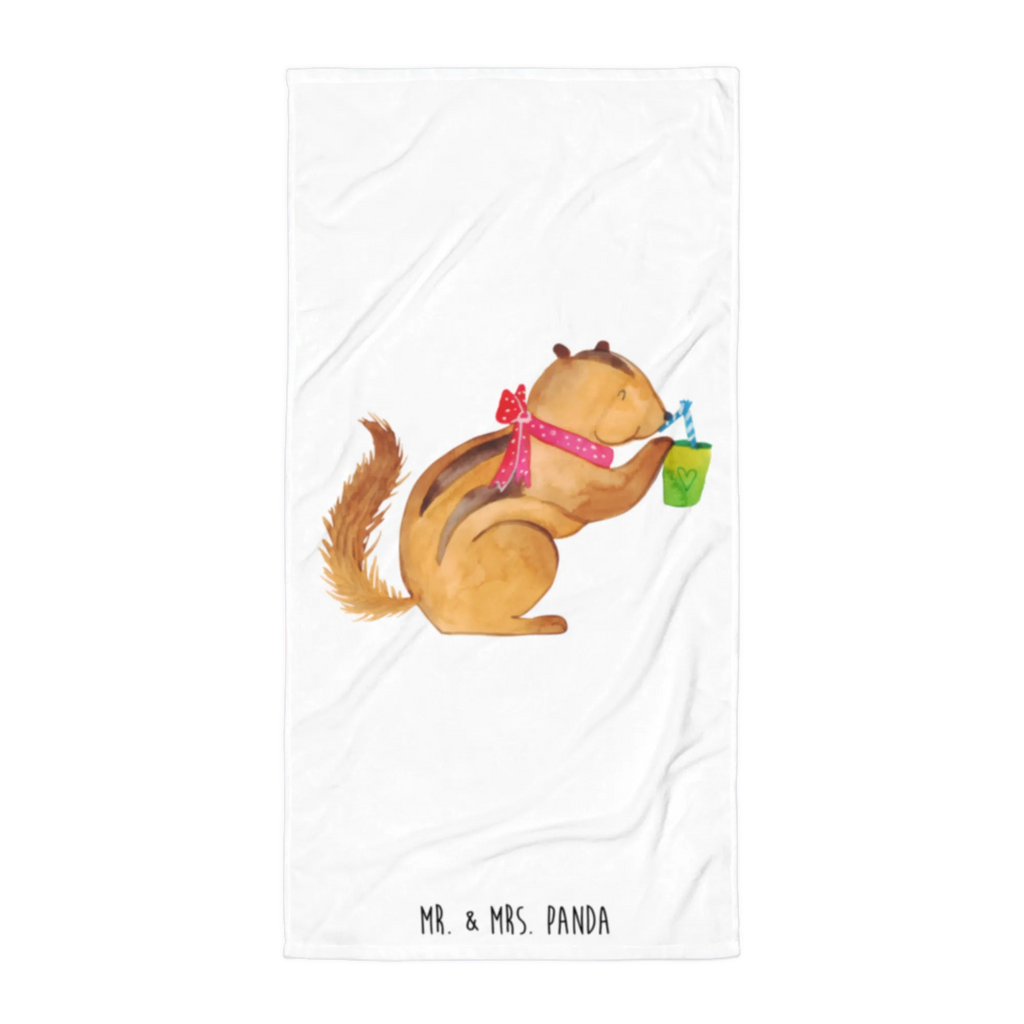XL ręcznik kąpielowy wiewiórka Smoothie Motywy zwierzęce, dobra energia, zabawne powiedzonka, zwierzęta