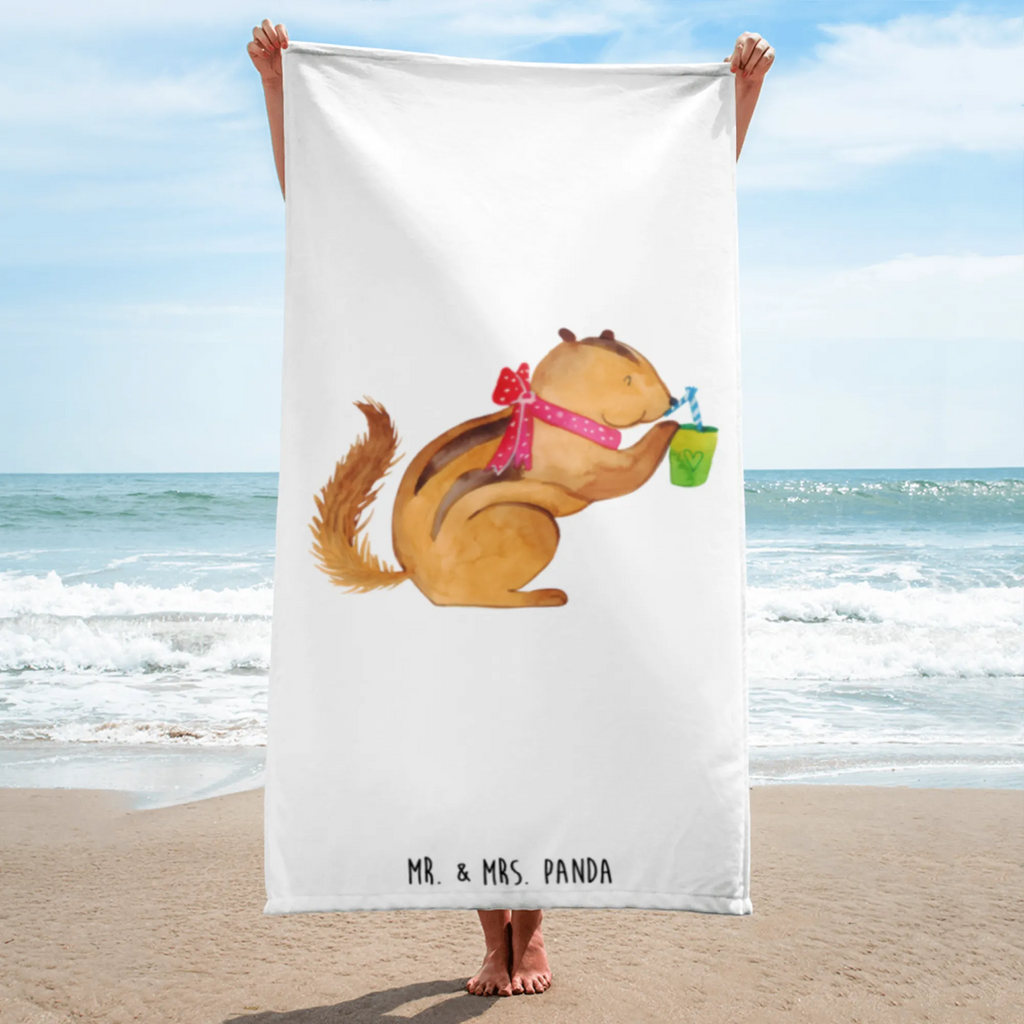 XL ręcznik kąpielowy wiewiórka Smoothie Motywy zwierzęce, dobra energia, zabawne powiedzonka, zwierzęta