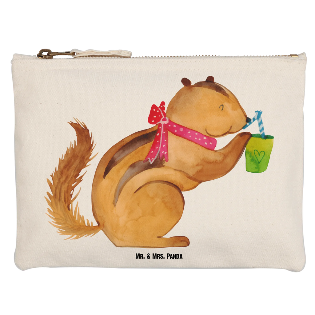 Make-up bag Squirrel smoothies Schminkbeutel, Kulturtasche, toiletry bag, pinsel tasche, utensilientasche, beauty tasche, Mäppchen, beauty case, Federmappe, Kulturbeutel, Waschbeutel, aufbewahrungstasche, aufbewahrungsbeutel, Schlampermäppchen, Etui, Kosmetiktasche, kosmetiktäschchen, Schminktasche, Schminktäschchen, Waschtasche, pencil case, Stiftemäppchen, Kosmetikbeutel, Tiermotive, Tiere, Lustige Sprüche, Gute Laune, Diät, Green Smoothies, Eichhörnchen, Abnehmen, Streifenhörnchen
