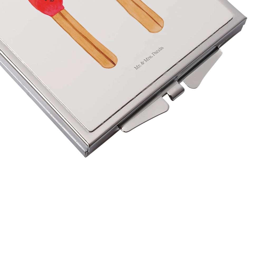 Handbag mirror Matches silver, handbag, square, mirror, make-up mirror, make up, Love, Loving, Two, Together, Marriage, Engagement, Proposal of marriage, Love gift, gift for her, gift for him, anniversary gift