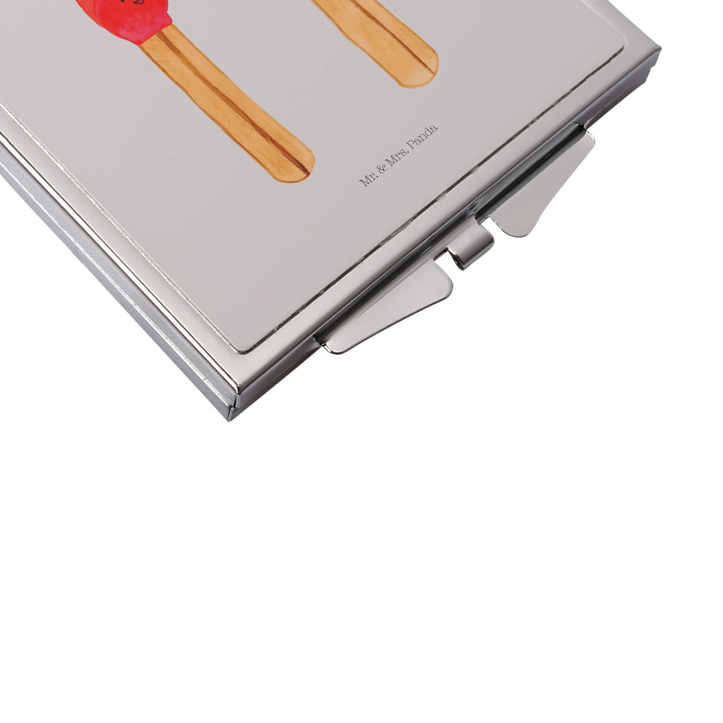 Handbag mirror Matches silver, handbag, square, mirror, make-up mirror, make up, Love, Loving, Two, Together, Marriage, Engagement, Proposal of marriage, Love gift, gift for her, gift for him, anniversary gift