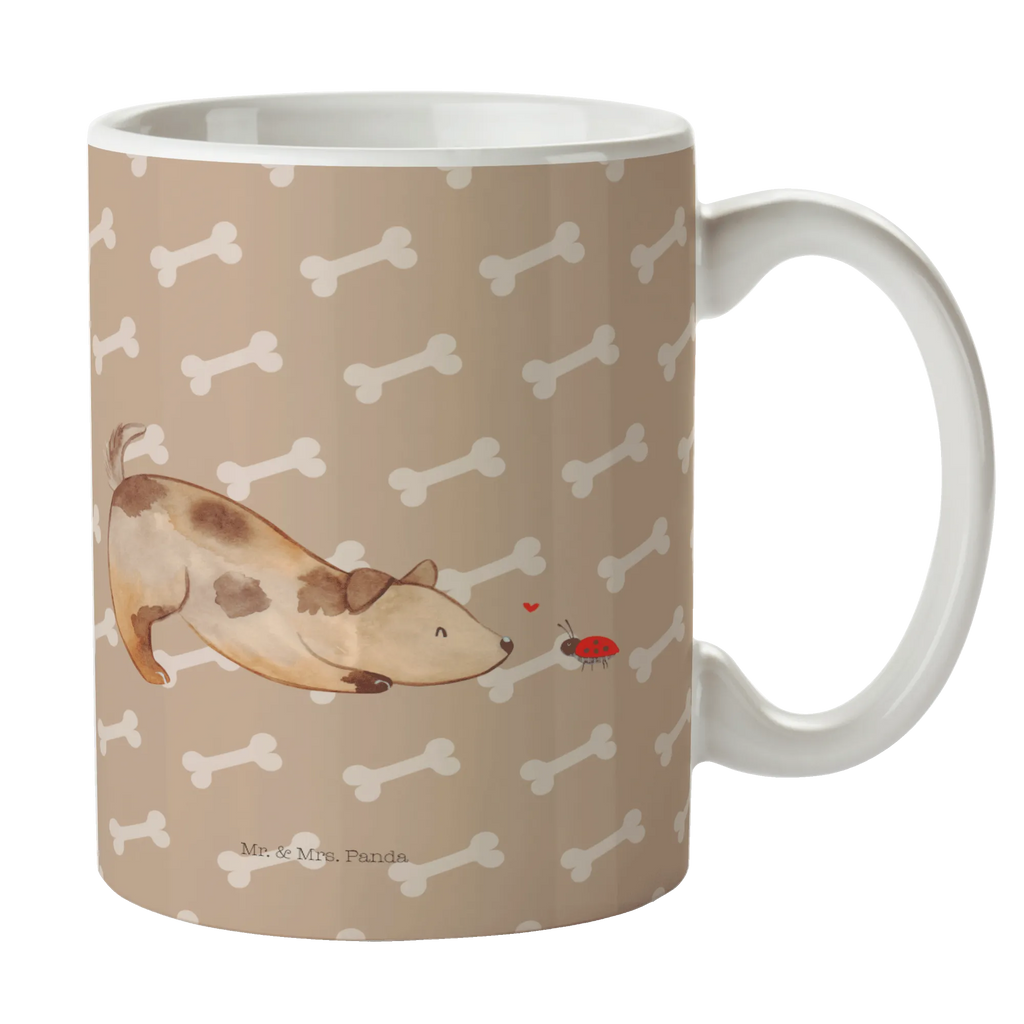 Tasse Hund Marienkäfer Kaffeetasse, Keramiktasse, Tasse, Teetasse, Tasse mit Zitaten, Tasse mit Motiven, Porzellantasse, Bürotasse, Geschenktasse, Hund, Hundemotiv, Haustier, Hunderasse, Tierliebhaber, Hundebesitzer, Sprüche, Hunde, Mischlinghund, Hundespruch, Marienkäfer, Mischling