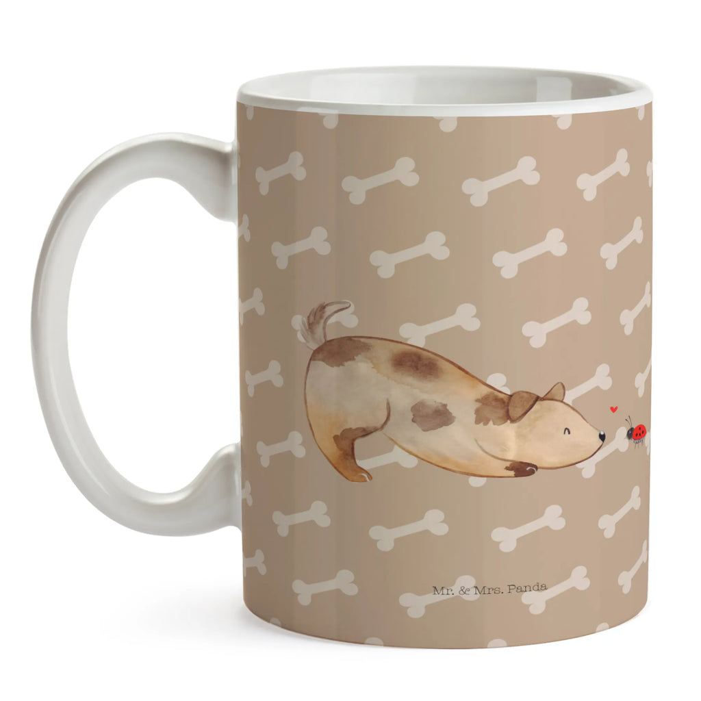 Tasse Hund Marienkäfer Kaffeetasse, Keramiktasse, Tasse, Teetasse, Tasse mit Zitaten, Tasse mit Motiven, Porzellantasse, Bürotasse, Geschenktasse, Hund, Hundemotiv, Haustier, Hunderasse, Tierliebhaber, Hundebesitzer, Sprüche, Hunde, Mischlinghund, Hundespruch, Marienkäfer, Mischling