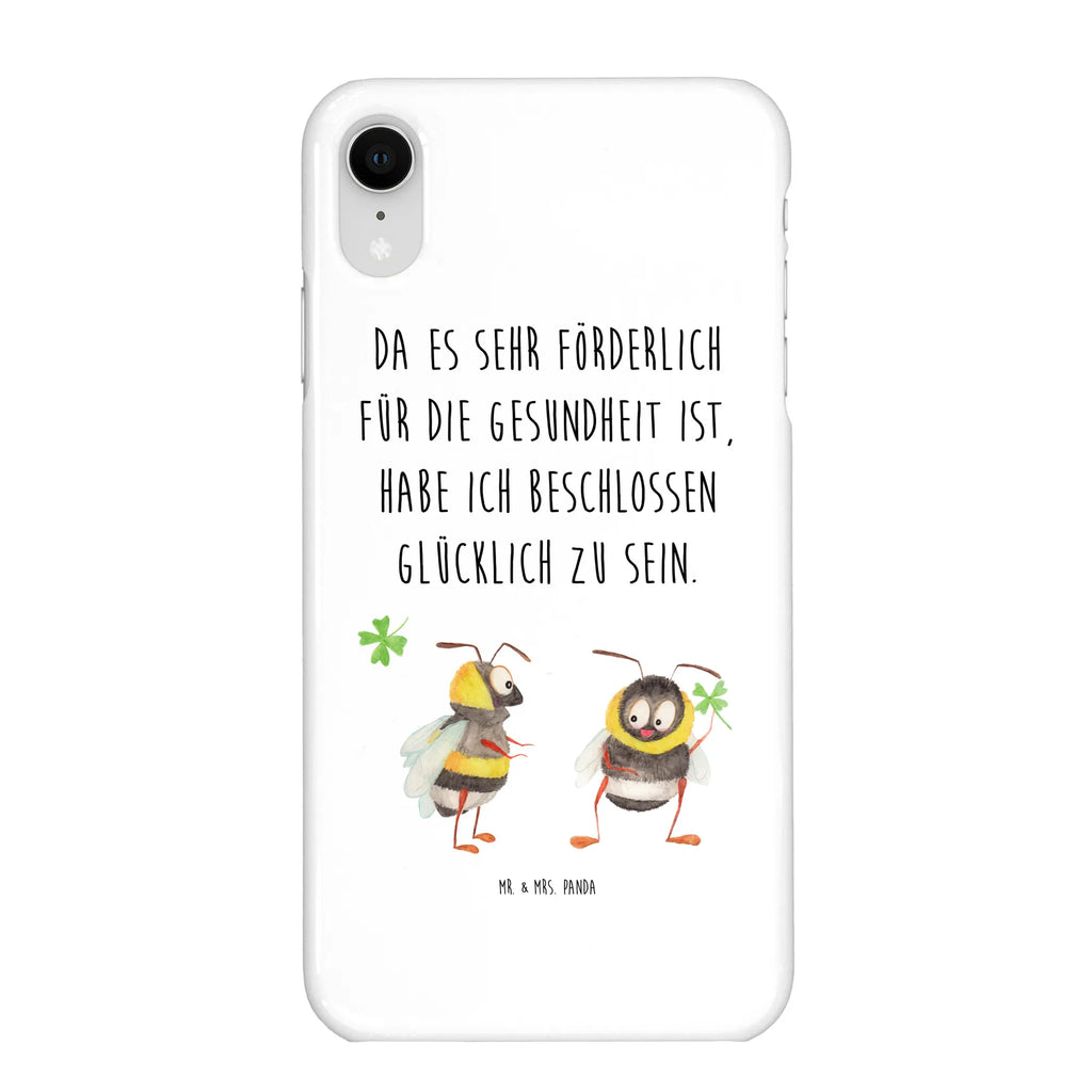 Phone case bumblebees shamrock cover, mobile phone, case, Iphone 10, mobile cover, Iphone X, mobile phone case, small animals, cute, funny, cute animal motives, hand drawn, small world, funny sayings, good mood, happy, gifts, gift ideas, special gifts, animal lover, card, bee decoration, saying beautiful, be happy, saying positive, become happy, bee, saying happy, bumblebee