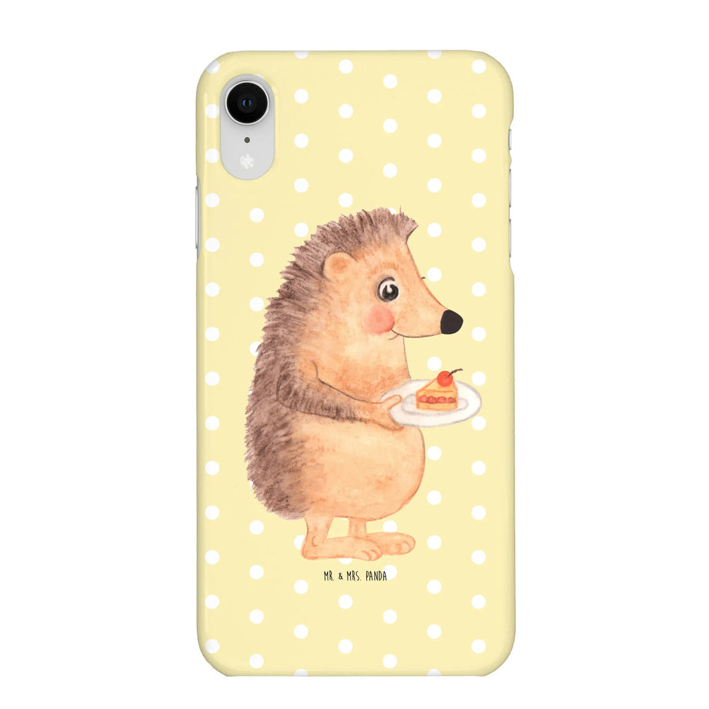 Phone case Hedgehog piece of cake mobile phone, Iphone X, cover, mobile phone case, mobile cover, case, Iphone 10, small animals, cute, funny, cute animal motives, hand drawn, small world, funny sayings, good mood, happy, gifts, gift ideas, special gifts, animal lover, card, bake cake, hedgehog, baking gift, cake, food saying, invitation party, birthday cake