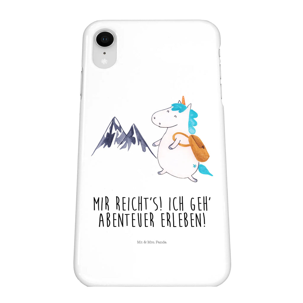 Handyhülle Einhorn Bergsteiger Iphone X, Handy, Cover, Hülle, Handyhülle, Iphone 10, Handy Case, Handycover, Einhorn Deko, Einhorn, Einhörner, Unicorn, Weltenbummler, Urlaub, Weltreise, Bergsteiger, Reisen, Abenteurer, Entdecker, Berge, Abenteuer