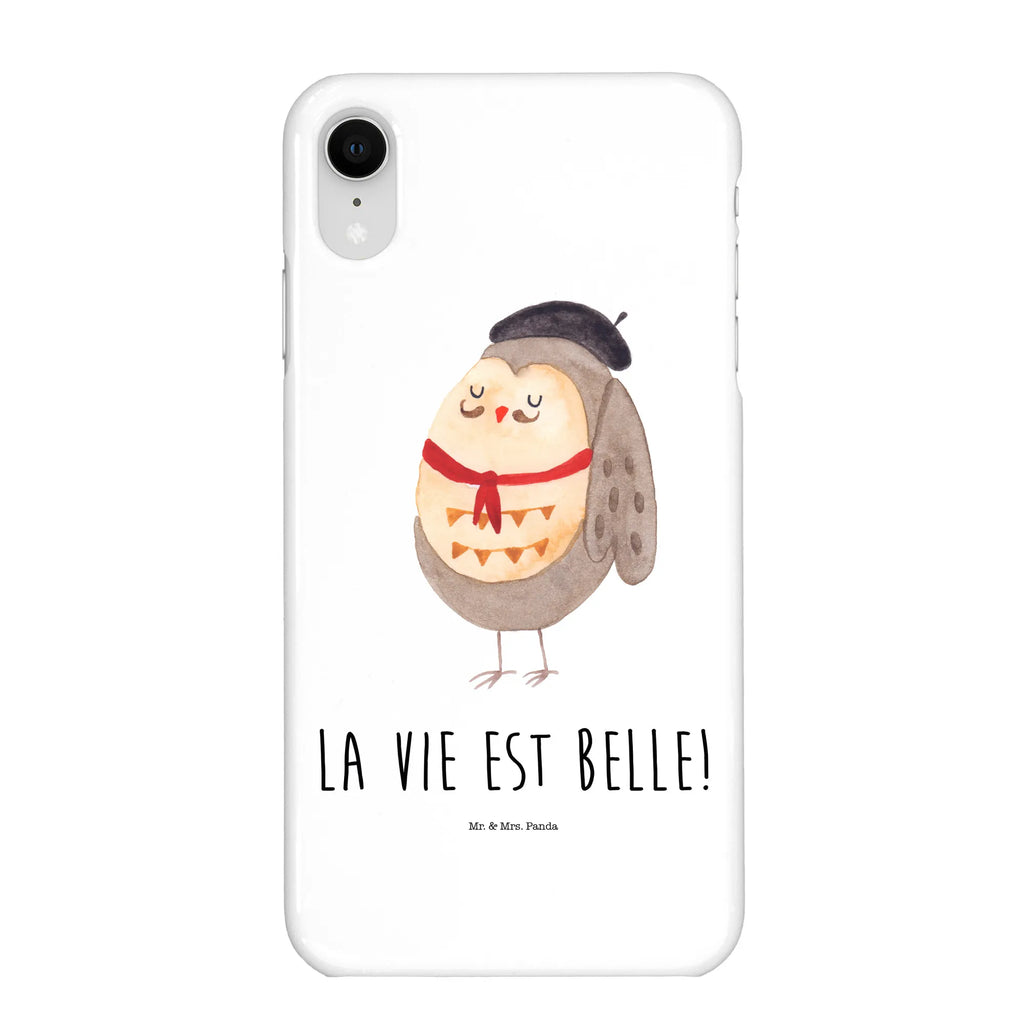 Handyhülle Eule Frankreich Handyhülle, Handy Case, Iphone 10, Hülle, Iphone X, Handycover, Handy, Cover, Eule, Frankreich, Eulen, La Vie Est Belle, Spruch Französisch, Hibou, Spruch schön, Eule Deko, Das Leben Ist schön, Owl