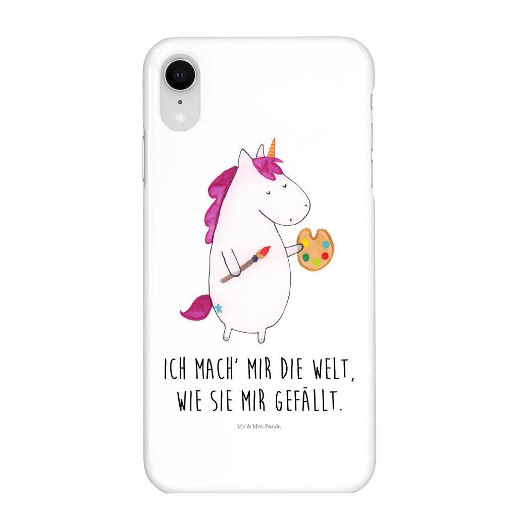 Phone case unicorn Artist Handyhülle, Hülle, Cover, Handy Case, Iphone X, Handycover, Handy, Iphone 10, Unicorn, Einhorn, Einhorn Deko, Einhörner, Maler, Englisch, Farbe, Artist, Zeichnen, Welt, Geschenk, Malen, Stift, Künstler, Pinsel