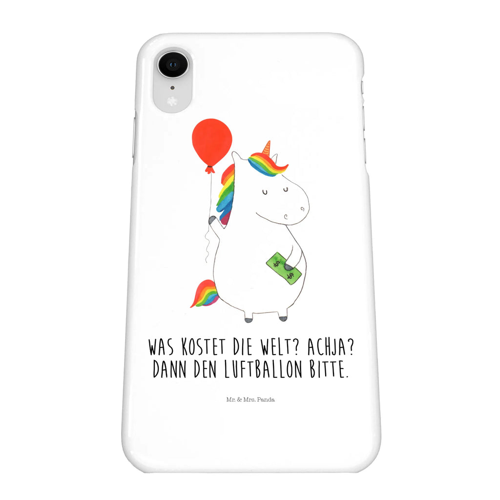 Etui na iPhone 10 Jednorożec Balon Hülle, Cover, Iphone 10, Iphone X, Handyhülle, Handy, Handy Case, Handycover, Einhorn Deko, Einhorn, Einhörner, Unicorn, Freundin, Luftballon, Freude, Geld, Geschenk, Lebenslust