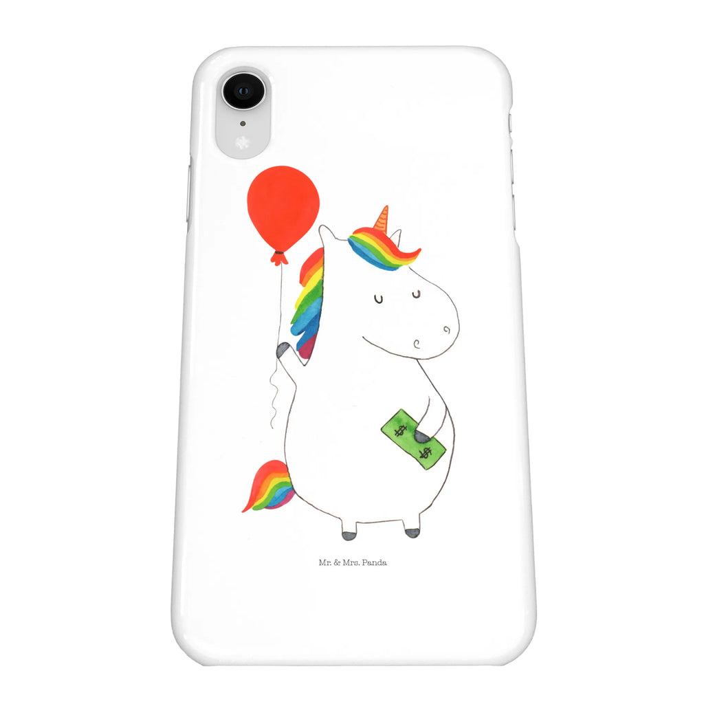Etui na iPhone 10 Jednorożec Balon Hülle, Cover, Iphone 10, Iphone X, Handyhülle, Handy, Handy Case, Handycover, Einhorn Deko, Einhorn, Einhörner, Unicorn, Freundin, Luftballon, Freude, Geld, Geschenk, Lebenslust