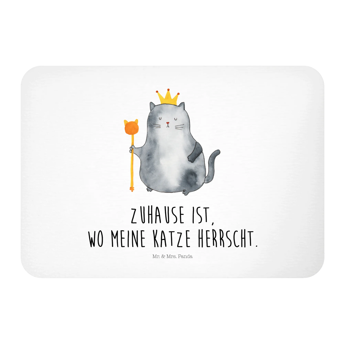 Magnet Cat king animal lover, tomcat, kitty, meow, kitten, housecat, mama cat, love cats, cat image, cat fan, cat lover, cat fancier, cat decoration, gift for cat lover, cat owner, funny cats, cat sayings, cat motto, funny cat gifts, fan merchandise, cat stuff, pet, tenement, apartment, king, first own apartment, moving in, pussy, move