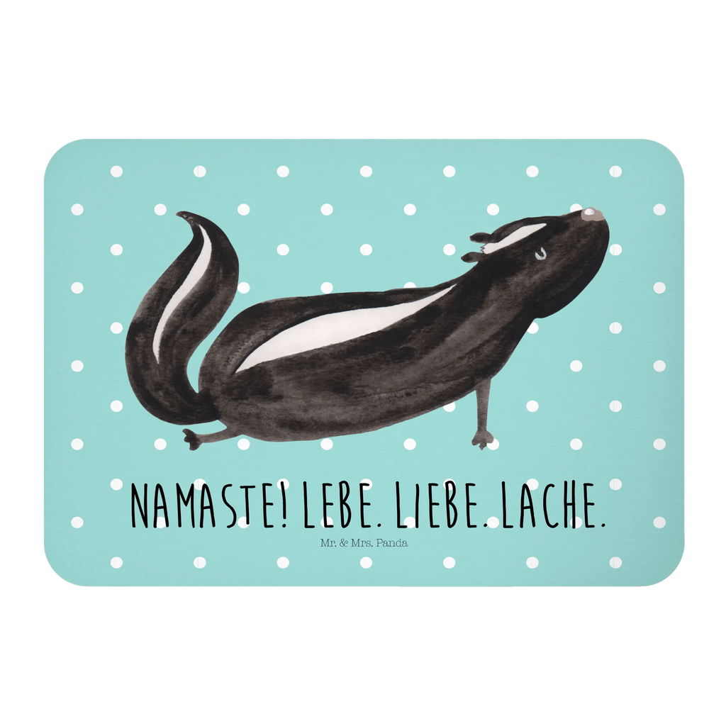 Magnet skunk yoga refrigerator magnet, refrigerator magnets, office magnet, magnetic board, magnet, calendar magnet, Skunk, Wild animal, Yoga, Stinker, Stinky, Predator, Namaste, Love, Laugh, Live