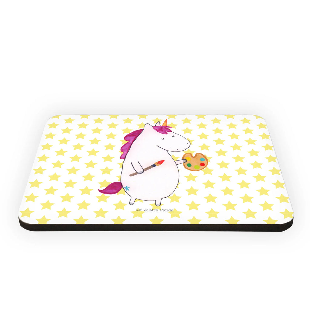 Magnet unicorn Artist magnetic board, office magnet, magnet, refrigerator magnets, refrigerator magnet, calendar magnet, unicorn, unicorns, English, Artist, Painting, Painter gift, Drawing, Gift, Pen, World, Artist present, Unicorn, Artist gift, Brush