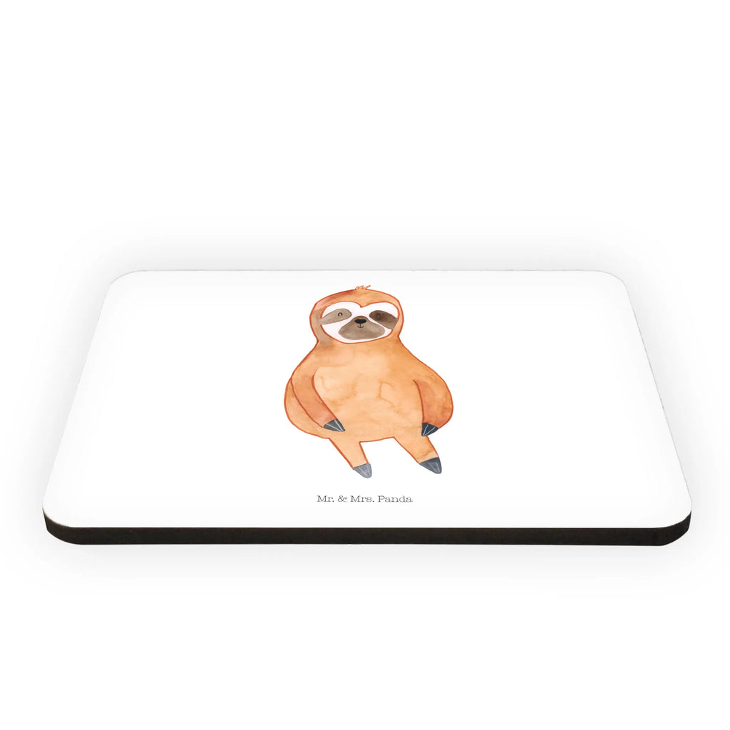 Magnet sloth Satisfied refrigerator magnet, magnetic board, office magnet, calendar magnet, magnet, refrigerator magnets, Sloth, sloth, trend animal, lazy, break, favorite animal, happy, relax, contented, happiness