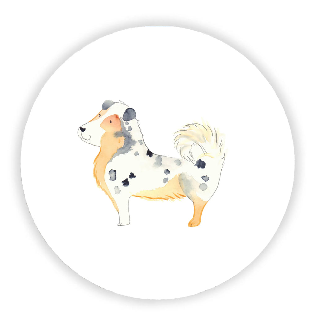 Round magnet Dog Australia Shepherd refrigerator magnet, office magnet, magnet, refrigerator magnets, calendar magnet, magnetic board, dog, mutt, hound, woof, dog mama, dog breed, love dogs, love for dogs, dog decorative items, bag with dog print, funny gifts for dog owners, what do you give a dog lover, Christmas gifts for dogs, gifts for dogs, dog sayings, Shepherd, Dog, Dog love, Sayings, Australia Shepherd, Saying, Family dog