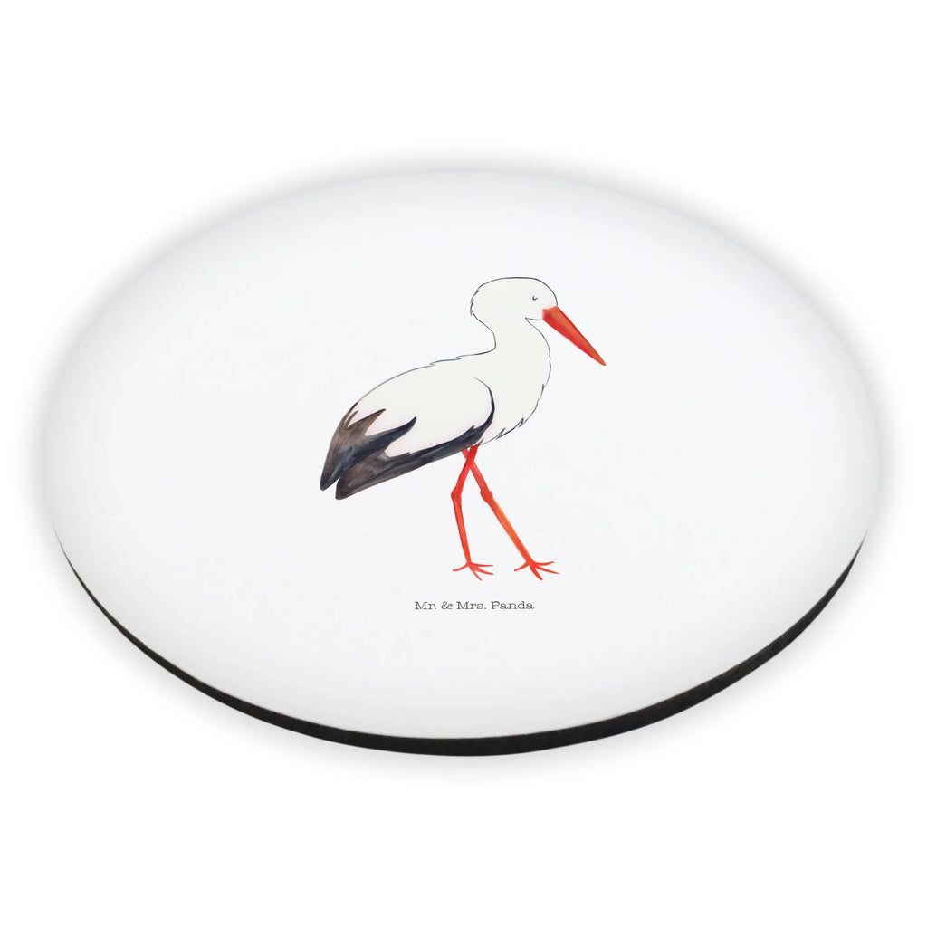 Round magnet Stork Kühlschrankmagnet, kühlschrankmagnete, rundmagnet, magnete, Lustige Sprüche, Tiere, Tiermotive, Gute Laune, Mutter, Baby, Mutter Werden, Schwanger, Babybauch, Schwangerschaft, Storch, Geburt, Mütter, Störche