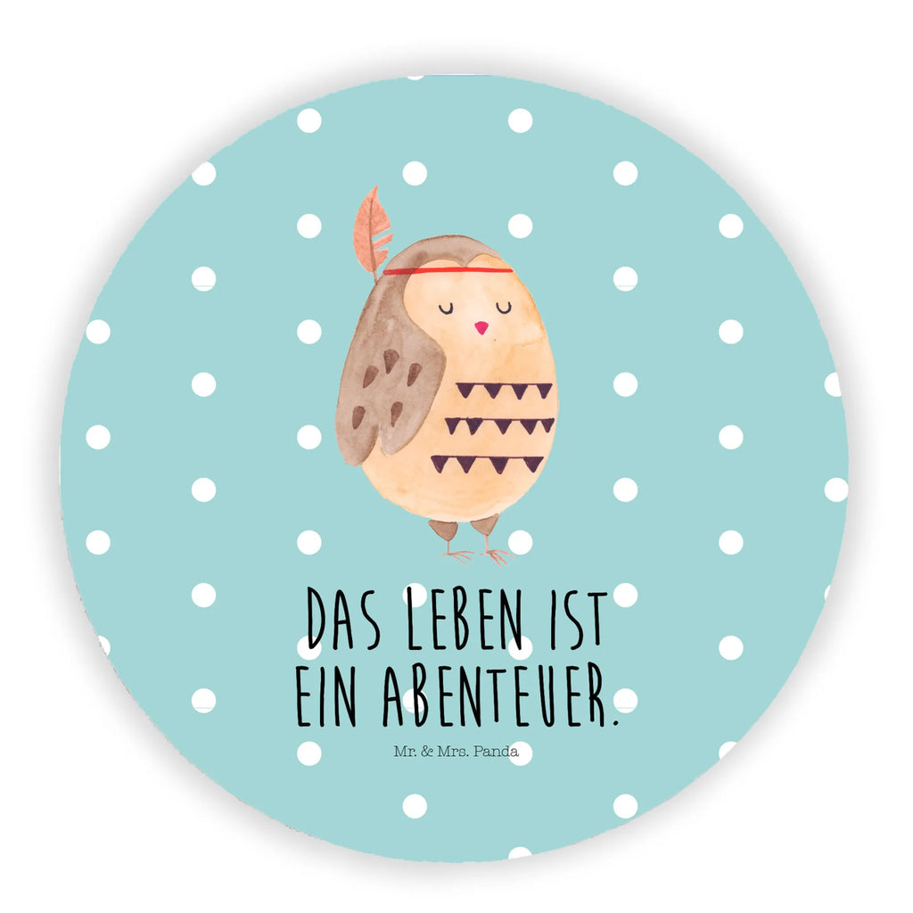 Rund Magnet Eule Federschmuck Kühlschrankmagnet, rundmagnet, kühlschrankmagnete, magnete, Eule, Federschmuck, Eule Deko, Reisespruch, Owl, Das Leben Ist Ein Abenteuer, Dekoration