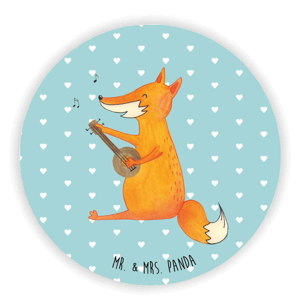 Okrągły magnes Lis gitara Kühlschrankmagnet, rundmagnet, kühlschrankmagnete, magnete, Fuchs, Gitarre, Musik Spruch, Sängerin, Musikerin, Sänger, Füchse, Geschenk Musiker