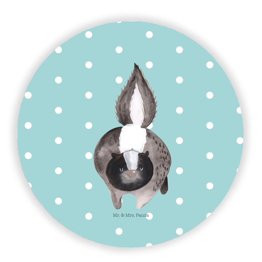 Rund Magnet Stinktier Angriff magnete, rundmagnet, Kühlschrankmagnet, kühlschrankmagnete, Skunk, Stinktier, Drohung, Wildtier, Stinker, Stinki, Raubtier, wütend