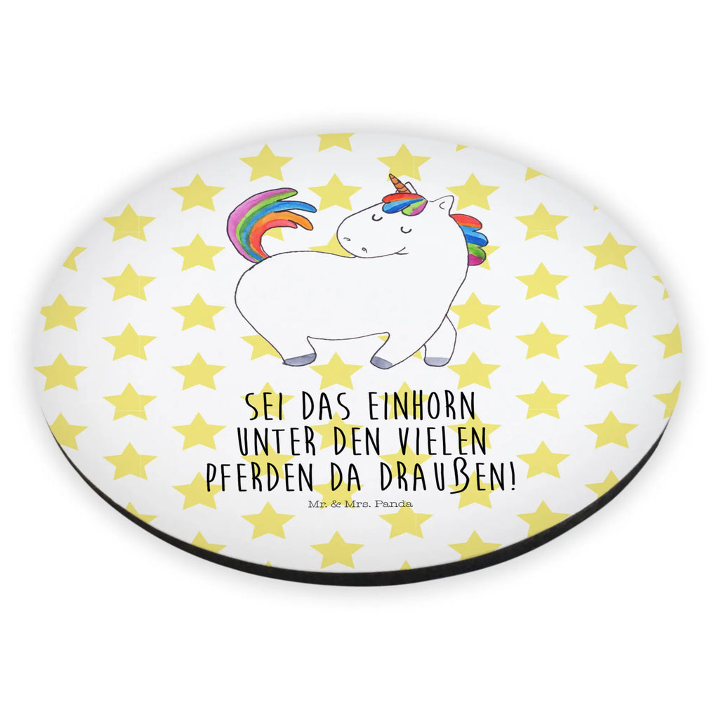 Round magnet unicorn Swagger calendar magnet, magnet, office magnet, refrigerator magnet, magnetic board, refrigerator magnets, unicorn, unicorns, equestrian, riding gift, riding present, horse, girlfriend, riding, proud, different, Unicorn