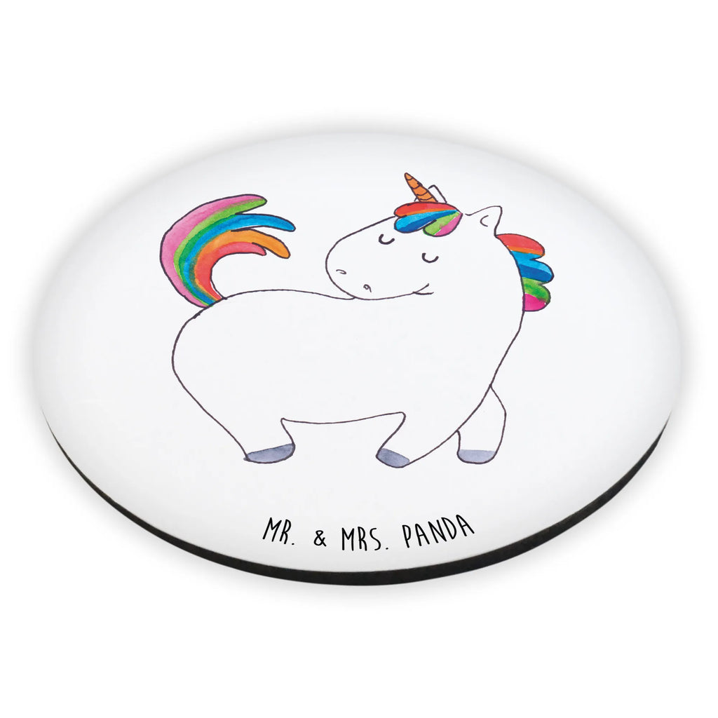 Round magnet unicorn Swagger calendar magnet, magnet, office magnet, refrigerator magnet, magnetic board, refrigerator magnets, unicorn, unicorns, equestrian, riding gift, riding present, horse, girlfriend, riding, proud, different, Unicorn