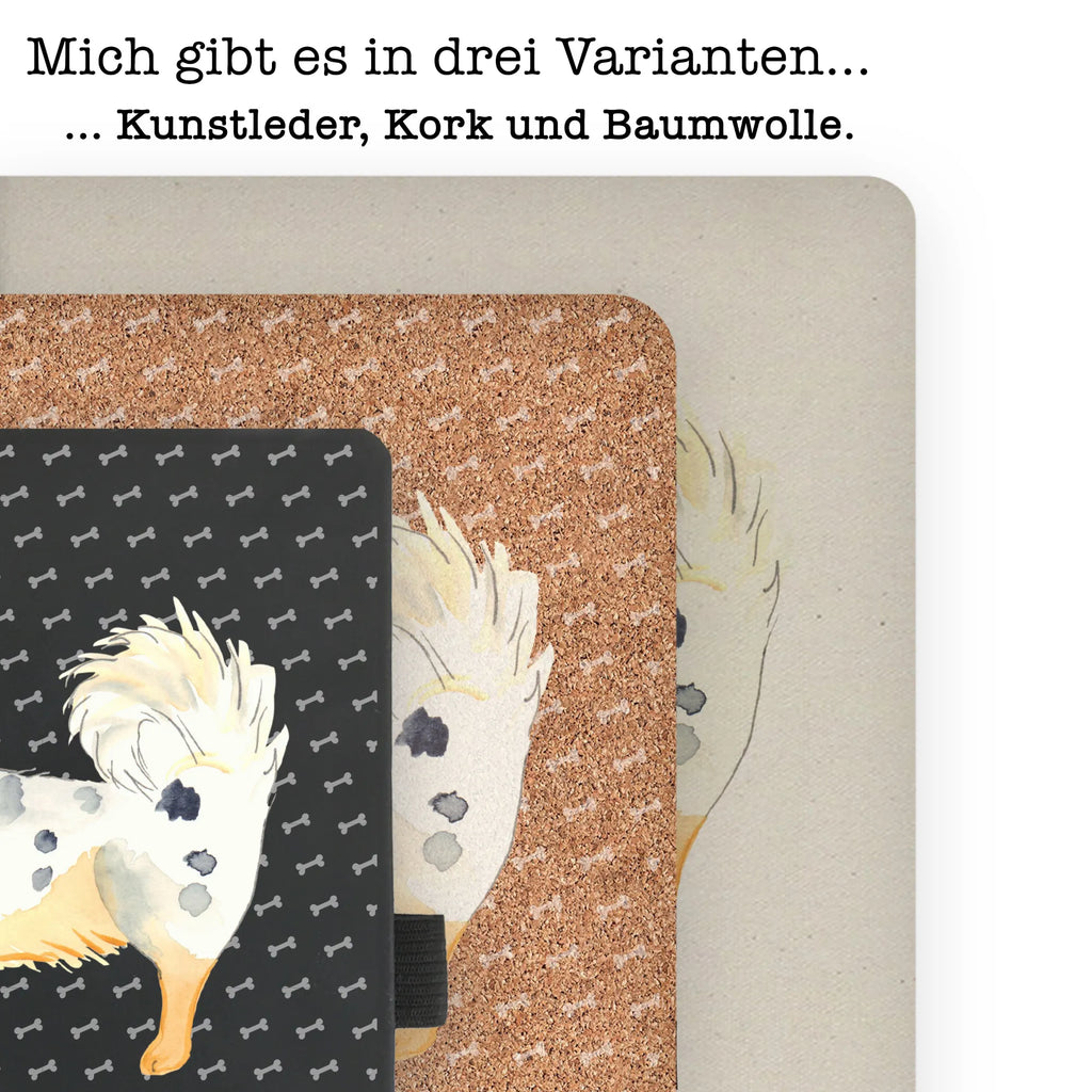 Bawełniany notatnik DIN A4 Pies Owczarek australijski Pies, motyw psa, zwierzę domowe, rasa psa, miłośnik zwierząt, właściciel psa, powiedzenia