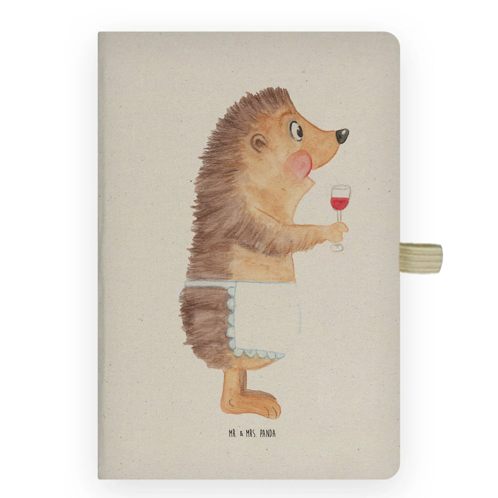 Cotton notebook Hedgehog wine diary, notes, sketchbook, address book, writing book, notepad, notebook, entry book, journal, small animals, cute, funny, cute animal motives, hand drawn, small world, funny sayings, good mood, happy, gifts, gift ideas, special gifts, animal lover, card, hedgehog, gift wine lover, white wine, gift wine drinker, wine glass, red wine, drinking wine, wine saying, wine decoration