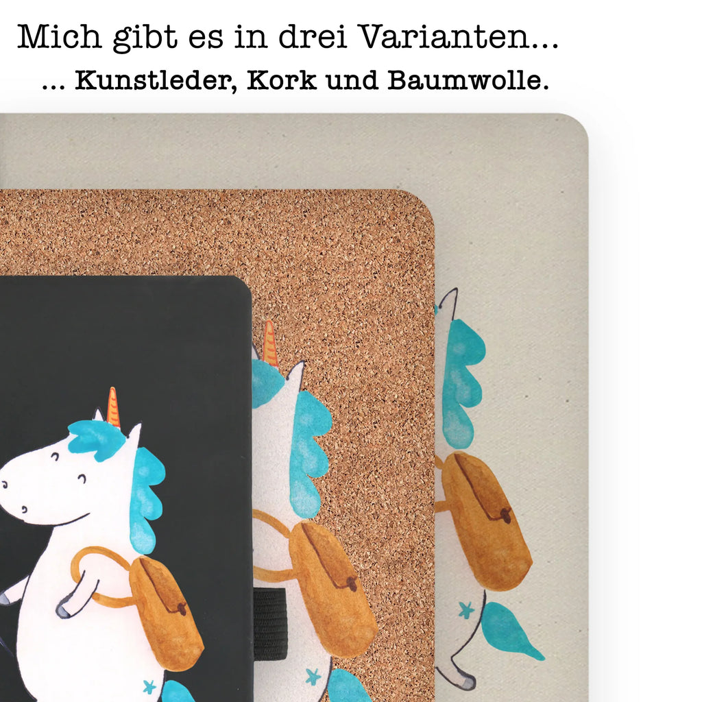 Bawełniany notatnik DIN A4 jednorożec alpinista Jednorożec, jednorożce, dekoracje jednorożca, jednorożec