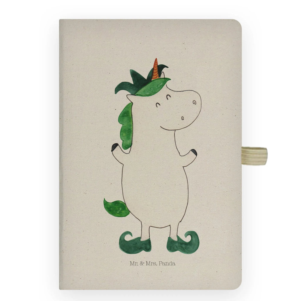Cotton notebook unicorn joker diary, sketchbook, notepad, journal, notebook, address book, notes, writing book, entry book, unicorn, unicorns, Middle Ages, Punch, Unicorn, Juggler, Court Jester