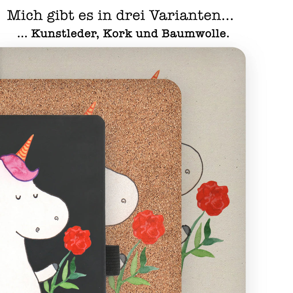 Bawełniany notatnik DIN A4 jednorożec dama Jednorożec, jednorożce, dekoracje jednorożca, jednorożec