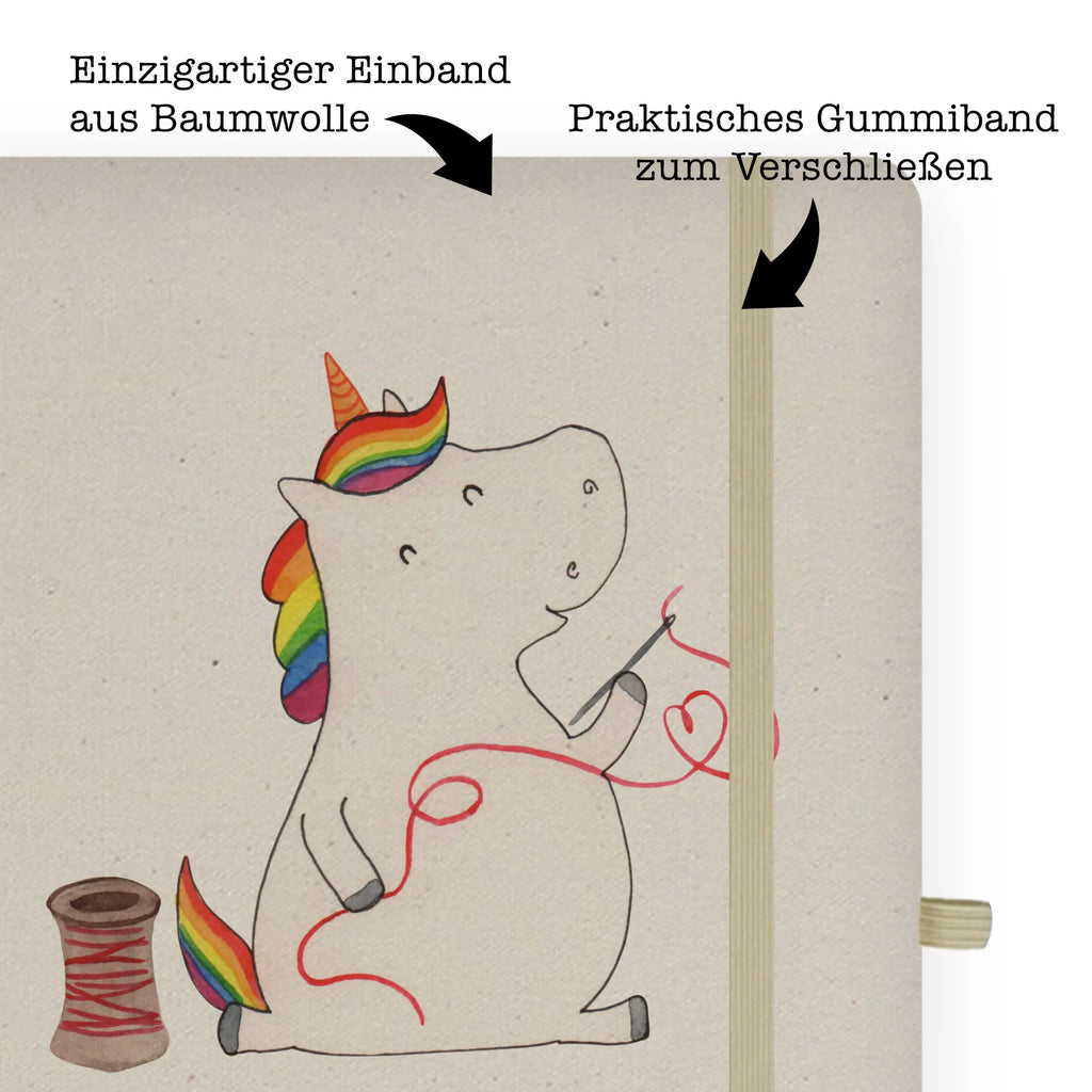 Bawełniany notatnik DIN A4 Jednorożec krawcowa Jednorożec, jednorożce, dekoracje jednorożca, jednorożec