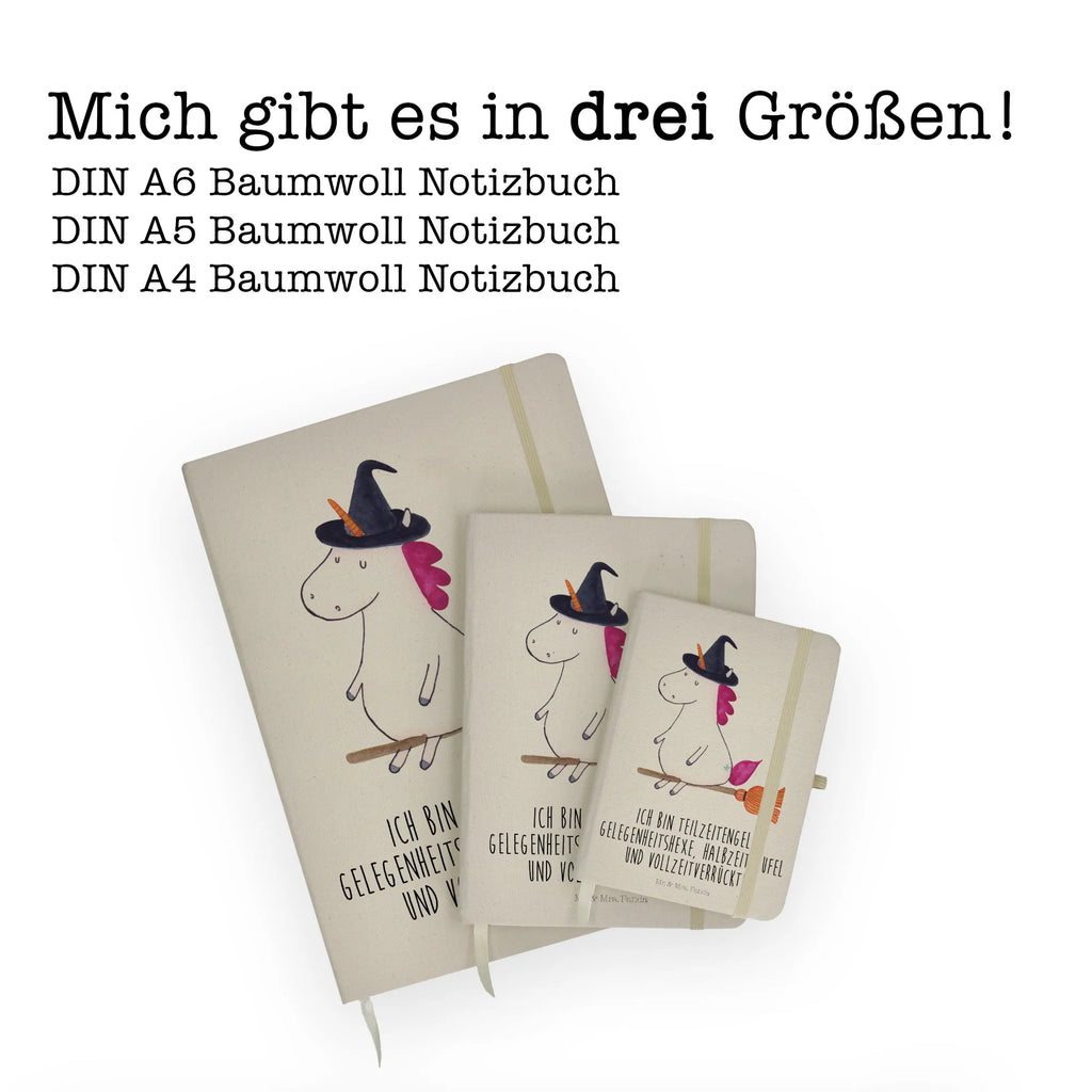 Cotton notebook unicorn Witch notes, journal, writing book, entry book, sketchbook, diary, notebook, notepad, address book, unicorn, unicorns, bitch, girlfriend present, Unicorn, mad, wife gift, bad girl, witch, devil, angel