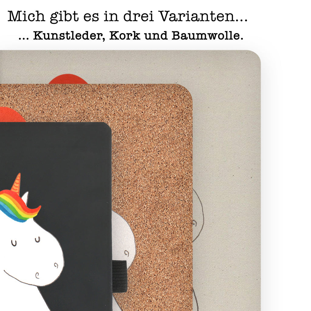 Cotton notebook unicorn balloon sketchbook, notepad, notes, entry book, writing book, diary, journal, address book, notebook, unicorn, unicorns, girlfriend, fun, lifelong, balloon, funny, gift, money, saying, joy