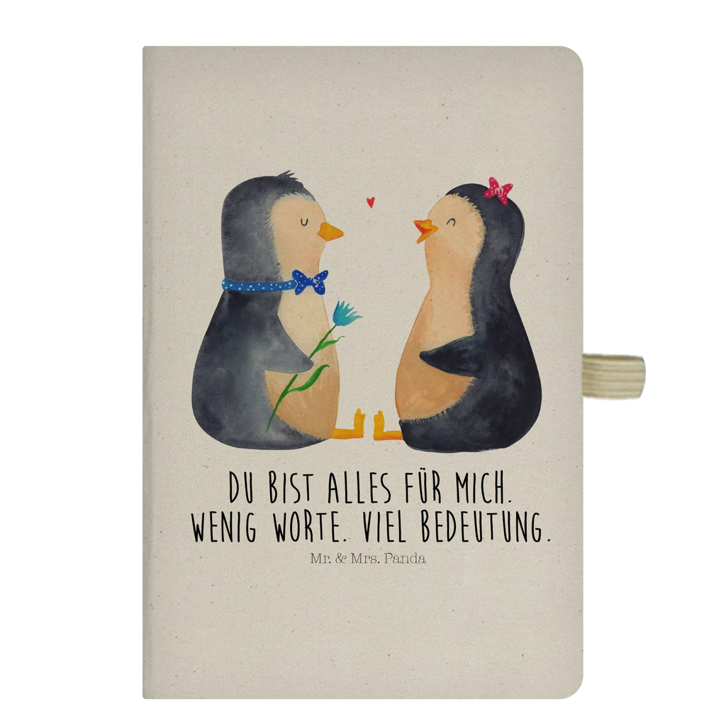 Bawełniany notatnik DIN A4 Pingwin para Journal, a5 kladde, Tagebuch, Notizheft, hardcover kladde, Schreibbuch, A5 Heft, Notizbuch DIN A5, Notizbuch A5, Skizzenbuch, notizbuch, Notizheft A5, Journal A5, din a5 kladde, A5 Notizheft, Tagebuch A5, A5 Journal, A5 Notizbuch, hardcover notizbuch, din a5 buch, Reisetagebuch, hardcover journal, Schreibheft A5, Notizbuch A5 Hardcover, A5 Skizzenbuch, a5 buch, din a5 notizbuch, Pinguin, Hochzeitstag, Große Liebe, Liebesbeweis, Traumpaar, Liebesgeschenk, Hochzeit, Liebespaar, Liebe, Jahrestag, Verlobung, Hochzeitsgeschenk, Pinguine