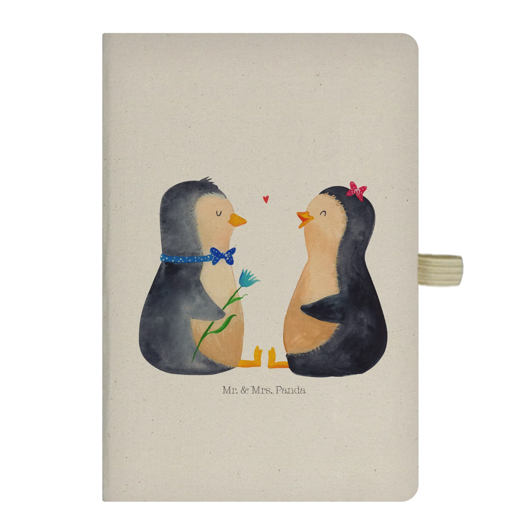 Bawełniany notatnik DIN A4 Pingwin para Journal, a5 kladde, Tagebuch, Notizheft, hardcover kladde, Schreibbuch, A5 Heft, Notizbuch DIN A5, Notizbuch A5, Skizzenbuch, notizbuch, Notizheft A5, Journal A5, din a5 kladde, A5 Notizheft, Tagebuch A5, A5 Journal, A5 Notizbuch, hardcover notizbuch, din a5 buch, Reisetagebuch, hardcover journal, Schreibheft A5, Notizbuch A5 Hardcover, A5 Skizzenbuch, a5 buch, din a5 notizbuch, Pinguin, Hochzeitstag, Große Liebe, Liebesbeweis, Traumpaar, Liebesgeschenk, Hochzeit, Liebespaar, Liebe, Jahrestag, Verlobung, Hochzeitsgeschenk, Pinguine