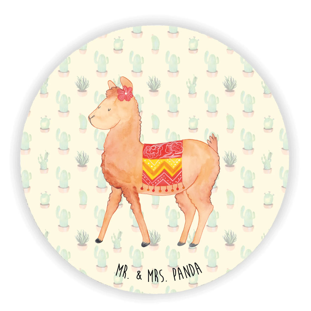Round magnet alpaca Proud calendar magnet, office magnet, magnetic board, refrigerator magnet, refrigerator magnets, magnet, alpaca, llama, pako, camel, Peru, animal, favourite animal
