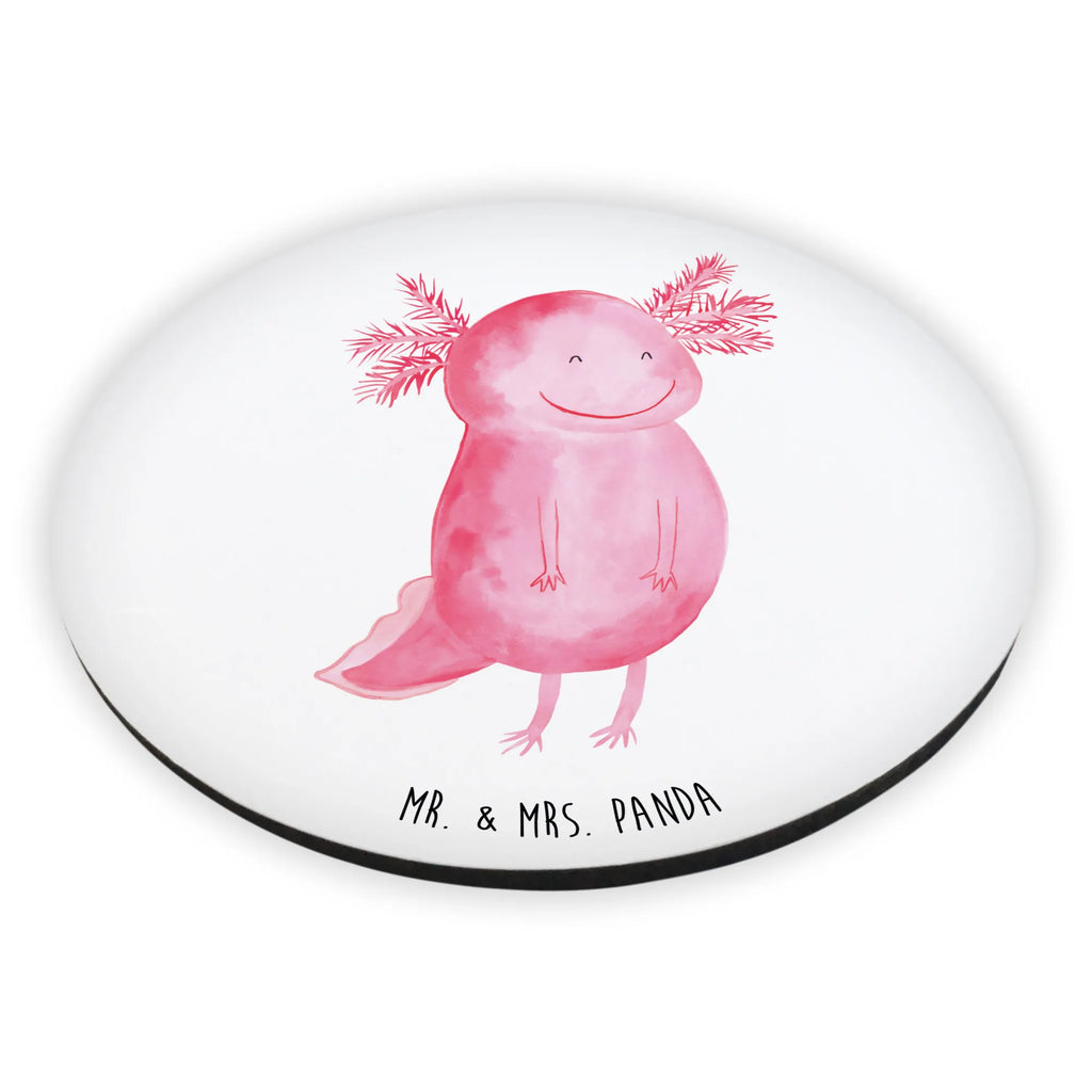 Rund Magnet Axolotl glücklich Pinnwandmagnet, Kühlschrank Dekoration, Souvenir Magnet, Kühlschrankmagnet, Notiz Magnet, Whiteboard Magnet, Motivmagnete, Dekomagnet, Axolotl, Molch, gute Laune, Axolot, Motivation, Lurche, Schwanzlurch, Lurch