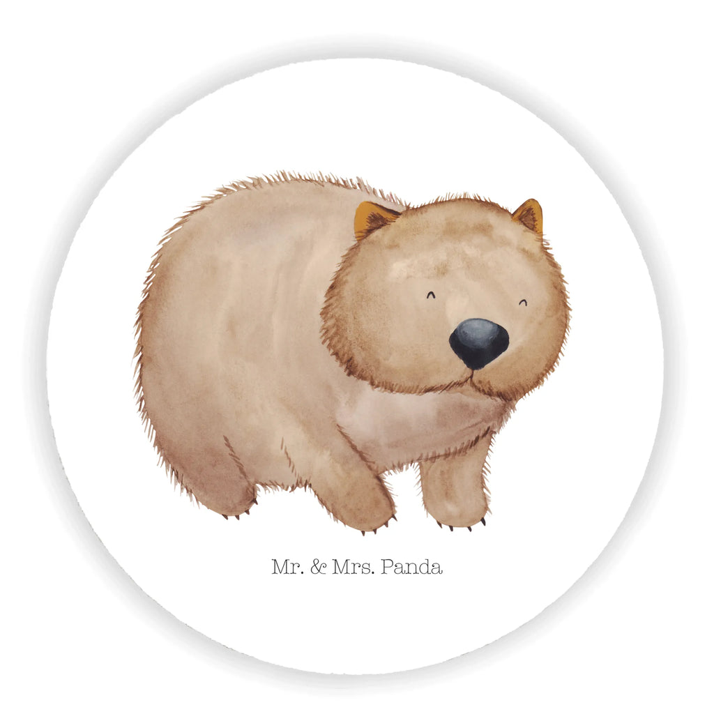 Rund Magnet Wombat magnete, Kühlschrankmagnet, kühlschrankmagnete, rundmagnet, Lustige Sprüche, Tiere, Tiermotive, Gute Laune, Wombat, Das Leben Ist schön, Australien, Spruch, Motivation