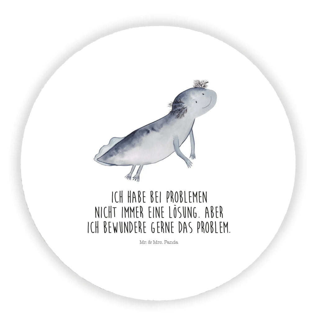 Rund Magnet Axolotl schwimmt magnete, Kühlschrankmagnet, rundmagnet, kühlschrankmagnete, Molch, Axolotl, Probleme, Lurch, Lösungen, Problem, Axolot, Lurche, Motivation, Schwanzlurch