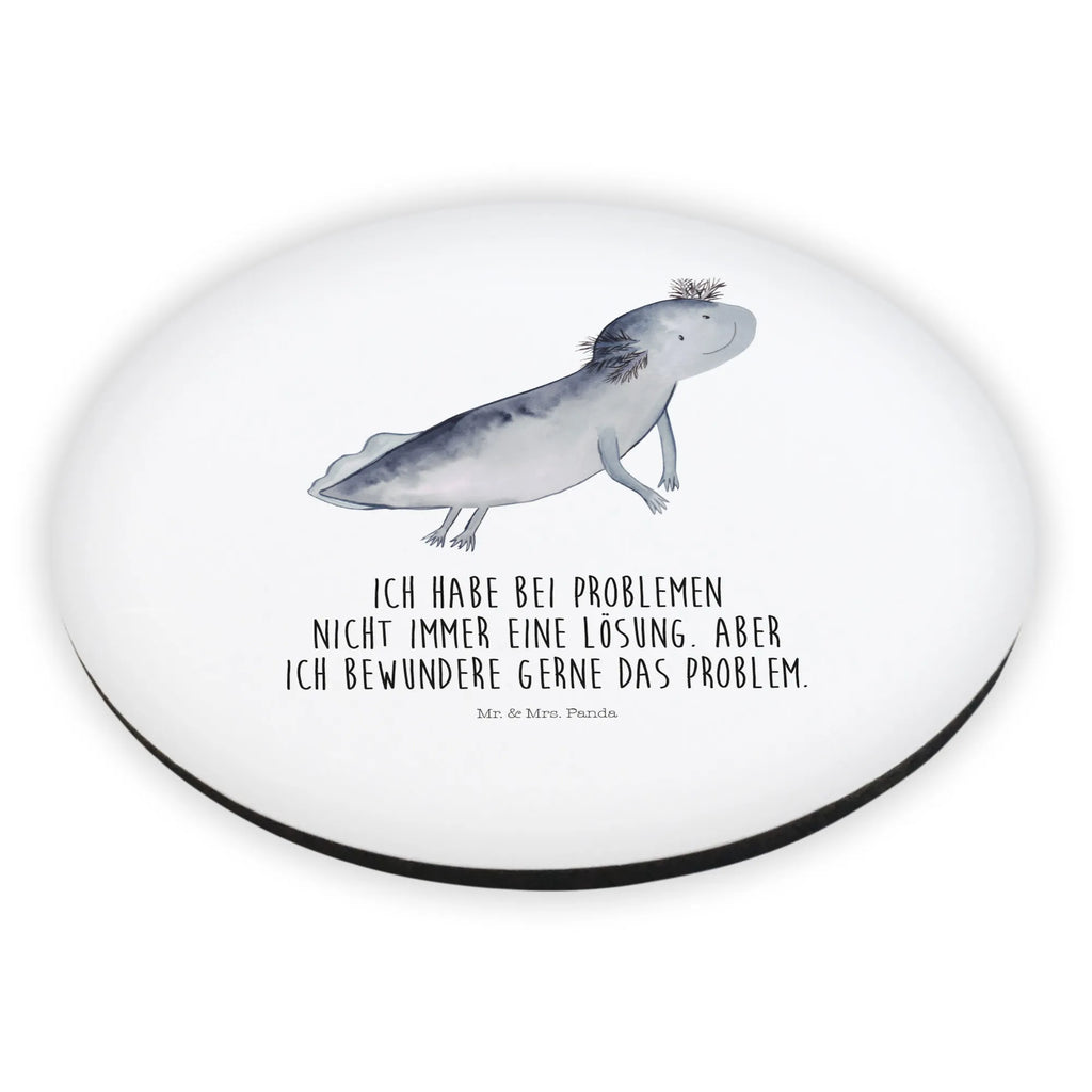 Rund Magnet Axolotl schwimmt magnete, Kühlschrankmagnet, rundmagnet, kühlschrankmagnete, Molch, Axolotl, Probleme, Lurch, Lösungen, Problem, Axolot, Lurche, Motivation, Schwanzlurch