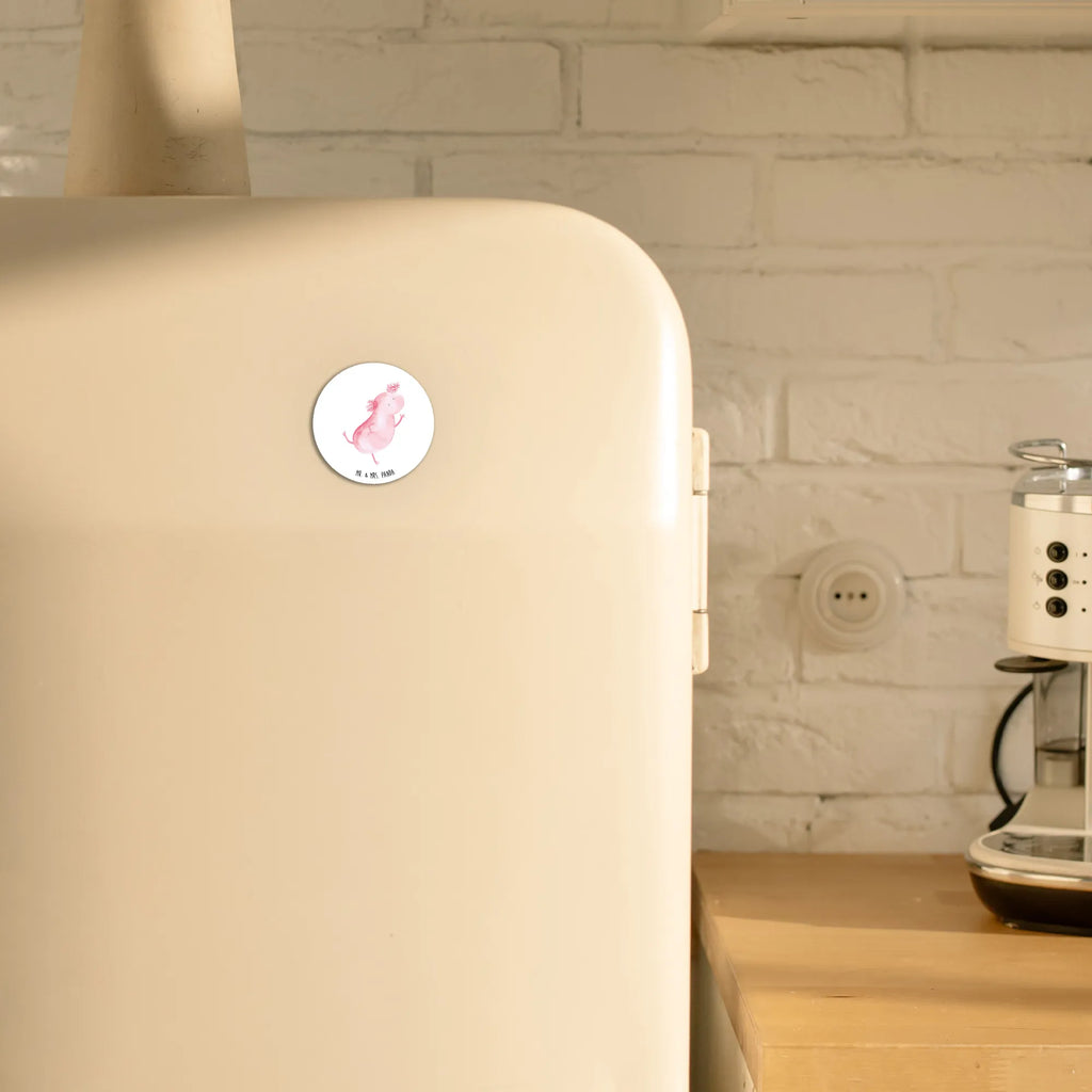 Round magnet axolotl Dance rundmagnet, magnete, kühlschrankmagnete, Kühlschrankmagnet, Molch, Axolotl, Sterne, Lurch, Dachschaden, Beste Freundin, Axolot, Verrückt, Schwanzlurch, Freundin, Lurche