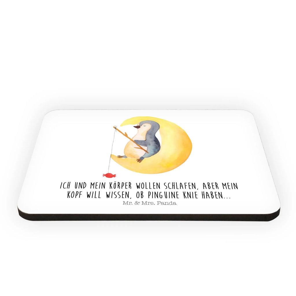 Magnes pingwin księżyc Kühlschrankmagnet, Souvenir Magnet, Whiteboard Magnet, Dekomagnet, Pinnwandmagnet, Kühlschrank Dekoration, Motivmagnete, Notiz Magnet, Pinguin, Pinguine, Einschlafen, schlafen, Schlafzimmer, Spruch, Gästezimmer, Nachtruhe, Schlafstörungen