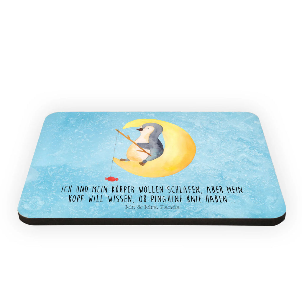 Magnes pingwin księżyc Kühlschrankmagnet, Souvenir Magnet, Whiteboard Magnet, Dekomagnet, Pinnwandmagnet, Kühlschrank Dekoration, Motivmagnete, Notiz Magnet, Pinguin, Pinguine, Einschlafen, schlafen, Schlafzimmer, Spruch, Gästezimmer, Nachtruhe, Schlafstörungen