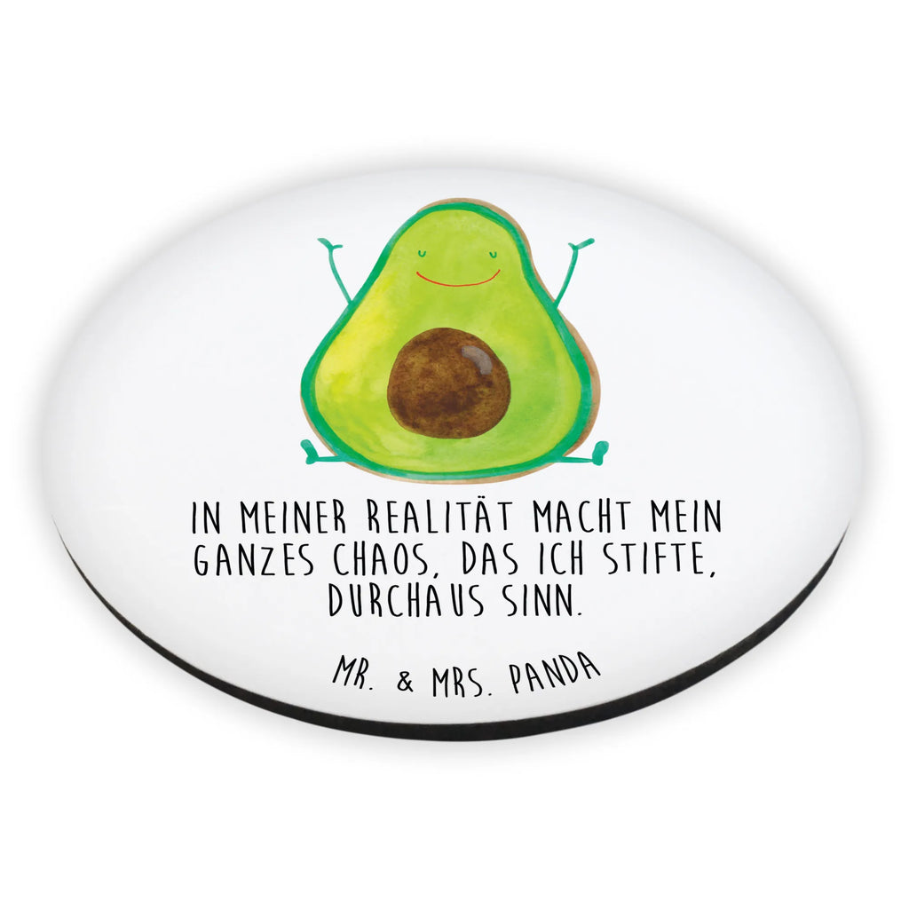 Rund Magnet Avocado Happy Souvenir Magnet, Kühlschrank Dekoration, Kühlschrankmagnet, Notiz Magnet, Motivmagnete, Pinnwandmagnet, Whiteboard Magnet, Dekomagnet, Avocado, Veggie, Vegan, Gesund, Chaos