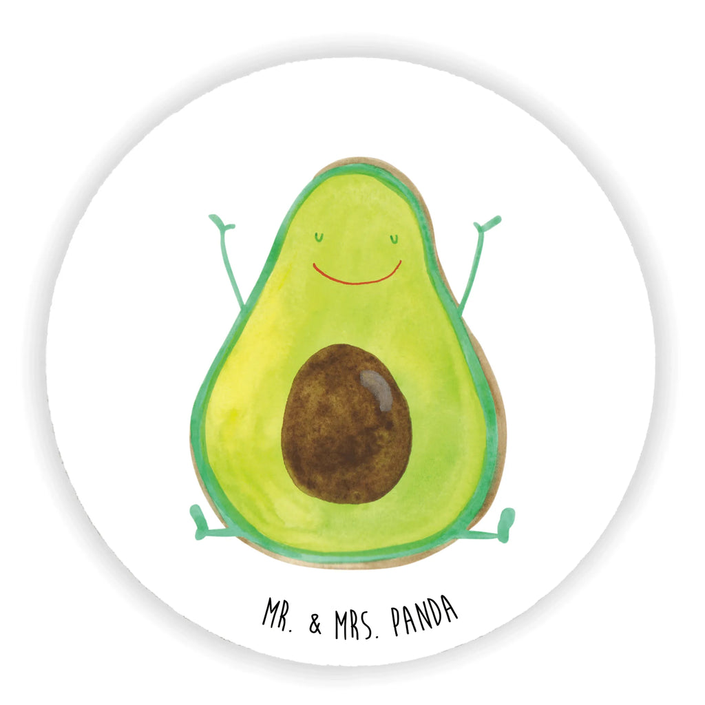 Rund Magnet Avocado Happy Souvenir Magnet, Kühlschrank Dekoration, Kühlschrankmagnet, Notiz Magnet, Motivmagnete, Pinnwandmagnet, Whiteboard Magnet, Dekomagnet, Avocado, Veggie, Vegan, Gesund, Chaos