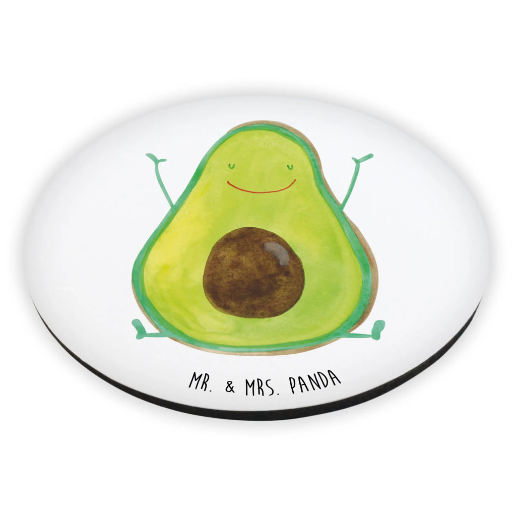 Rund Magnet Avocado Happy Souvenir Magnet, Kühlschrank Dekoration, Kühlschrankmagnet, Notiz Magnet, Motivmagnete, Pinnwandmagnet, Whiteboard Magnet, Dekomagnet, Avocado, Veggie, Vegan, Gesund, Chaos