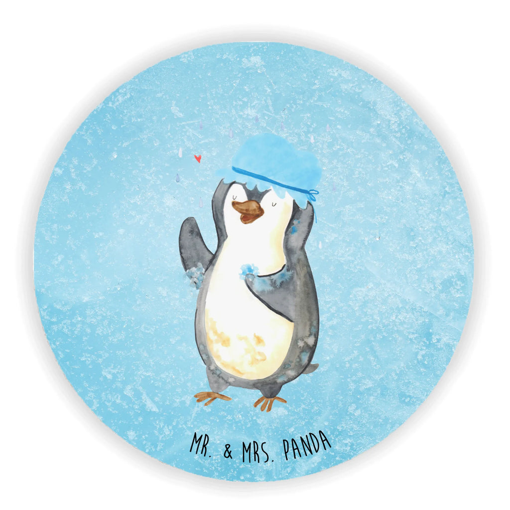 Rund Magnet Pinguin duscht Notiz Magnet, Motivmagnete, Pinnwandmagnet, Dekomagnet, Kühlschrank Dekoration, Kühlschrankmagnet, Souvenir Magnet, Whiteboard Magnet, Pinguin, Neustart, duschen, Lebensmotto, Motivation, glücklich sein, Pinguine, Dusche, Neuanfang