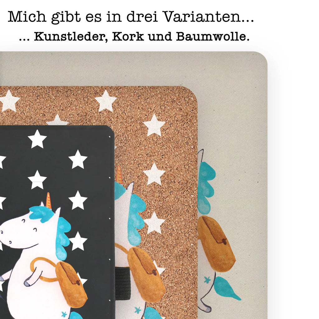 Bawełniany notatnik DIN A4 jednorożec alpinista Jednorożec, jednorożce, dekoracje jednorożca, jednorożec